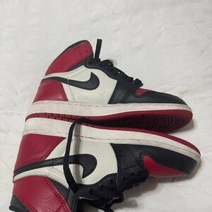 Jordan Kids Sneakers in Red, Black, and White